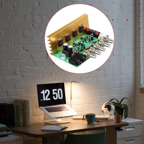 K92F Amplification Digital Reverb Microphone 100W+100WAmplifier Tone Board Power Amplifier Board HIFI Stereo