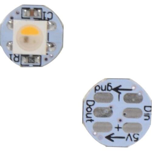 Addressable LED SK6812 RGBW RGBWW mini Board RGB + Warm white Neutral White Heatsink 5050 RGB LED pixels 5V similar WS2812B