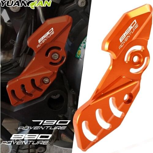 Motorcycle CNC Aluminum Side Flanks Protector Heel Plates Protective Cover Guard FOR 790 890 Adventure R S 790ADV 890ADV R 19-21