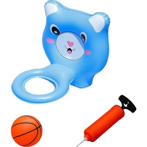 Inflatable Pool Basketball Toy Fun Outdoor Children Pool Toys Water Basketball Hoop Pool Float Play Game Swimming Pool Toys