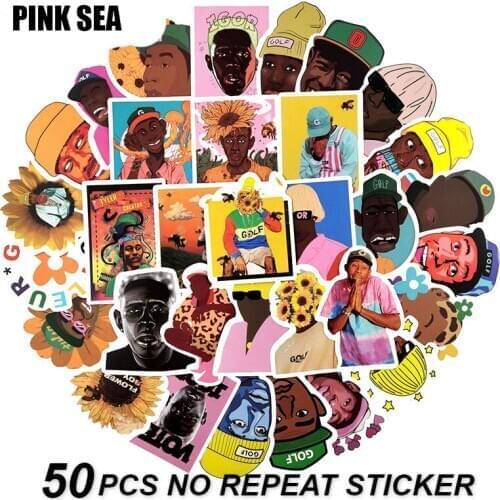 10/30/50Pcs/Set American Rapper Tyler The Creator Stickers For DIY Refrigerator Motorcycle Skateboards Laptop Luggage Toy Guitar