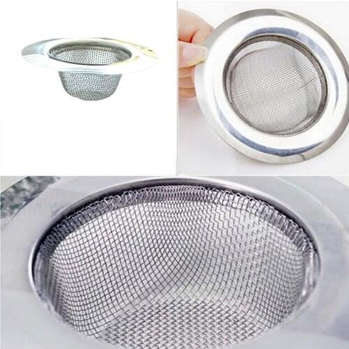 Stainless Steel Bathtub Hair Catcher Stopper Shower Drain Hole Filter Trap Kitchen Metal Sink Strainer Floor Drain Kitchen Tools
