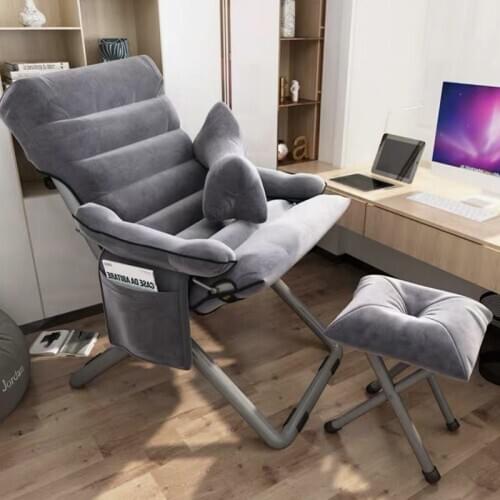 New Computer chair backrest leisure office desk chair college dormitory lazy sofa comfortable soft sedentary home recliner chair