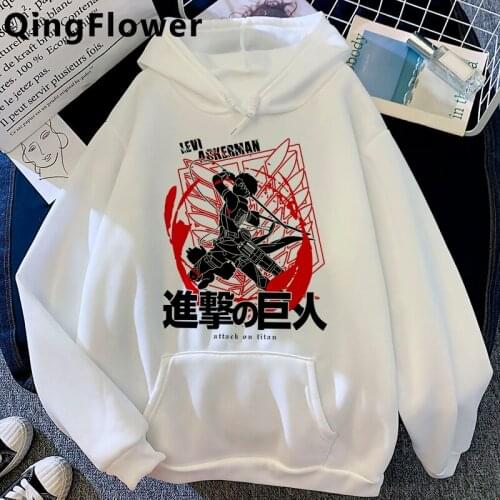 Attack on Titan Shingeki No Kyojin hoodies men y2k aesthetic plus size 2021 Oversized male pullover graphic