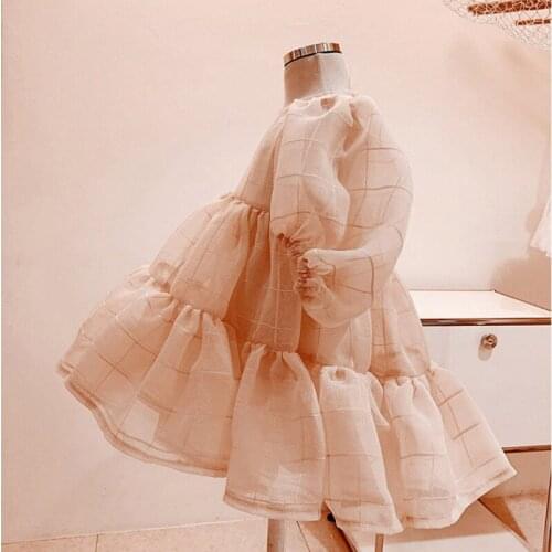 Chiffon Flower Newborn Baby Dress Summer Cute Baby Girls Clothes Tulle Lace Infant XMAS Party Clothing 1 Year Birthday Dress