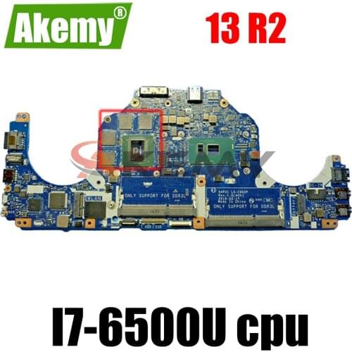 Original For dell For Alienware 13 R2 Core I7-6500U Mainboard AAP01 LA-C902P CN-0TXYDJ 0TXYDJ 4G MOTHERBOARD