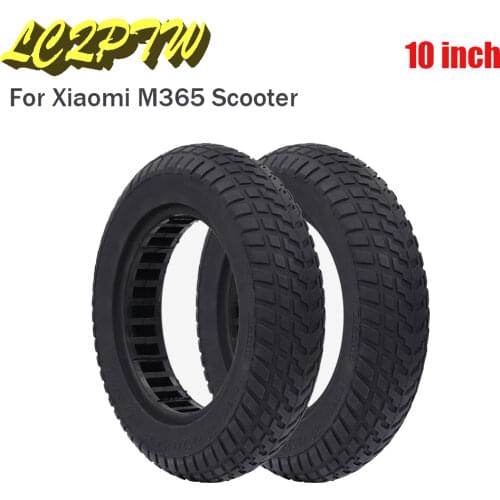 Durable Rubber Solid Tire for Xiaomi M365 Electric Scooter Shock Absorber Damping Tyre For mijia Pro Scooter Tubeless 10"