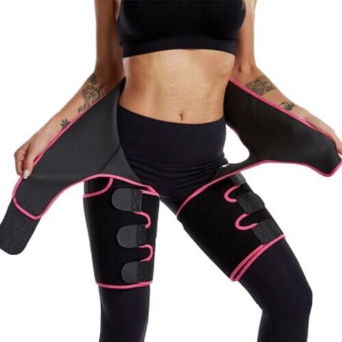 Three-in-one hip-lifting belt adjustable one-piece sports waistband leggings with explosive sweat plastic waist belt leg straps