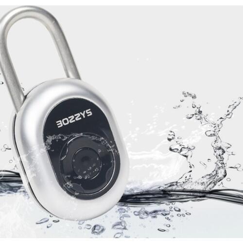 Smart Keyless Lock Waterproof APP Button Password Unlock Anti-Theft Padlock Door Lock for Android iOS System