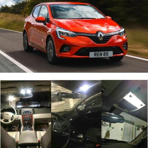 Led interior lights For Renault CLIO 5 mk5 V (B7) Led Lights For Cars lighting kit automotive bulbs Canbus