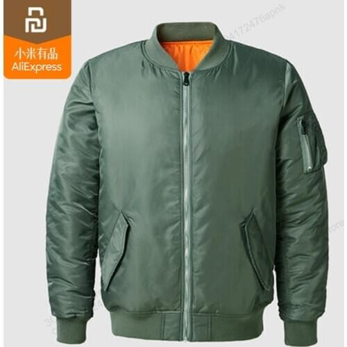 Youpin Vancl autumn new tooling flight jacket bomber jacket retro flight suit neutral autumn and winter models