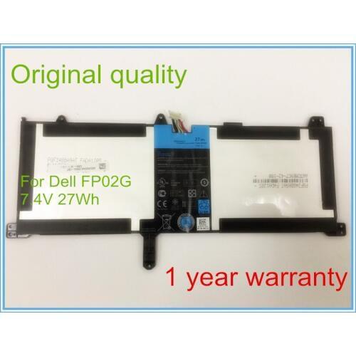 7.4V 27WH Original Battery for Tablet PC JD33K FP02G 0FP02G FPO2G Bateria Free shipping