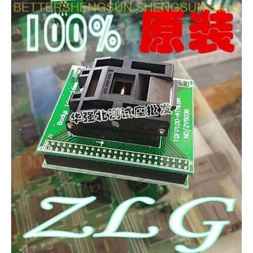 Adapter ZY503G Burning Platform ZLG Test pedestal FP100 QFP100 to DIP48 burning pedestal