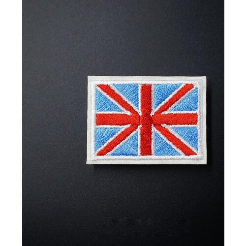 British Flag (Size:3.3x4.5cm) DIY Cloth Badges Mend Decorate Patch Jeans Bag Clothes Apparel Sewing Decoration Applique Patches