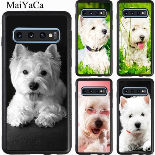West Highland Terrier Westie Dog Case For Samsung Galaxy A71 A51 A21S A40 A50 A70 A20e A31 M21 S9 S10 S20 Plus Note 20 Ultra