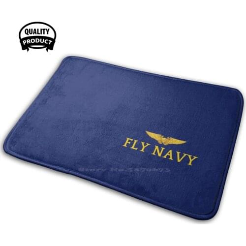 Fly Navy Nfo Soft Interesting Room Goods Rug Carpet Fly Navy Naval Flight Officer Blue Military Patriotic Nfo Sailor Navy Jet