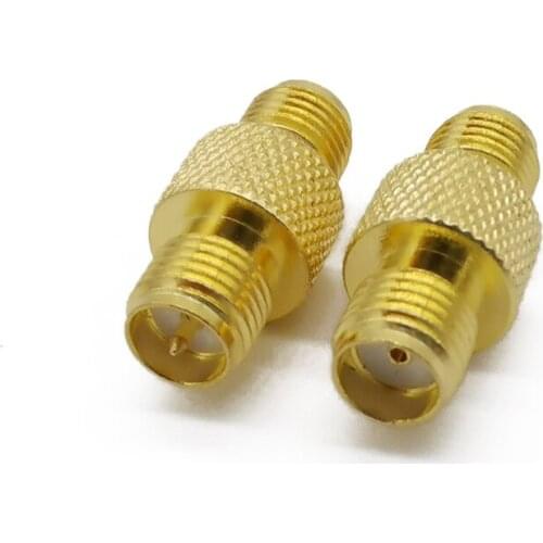 SMA Coax Jack Barrel Connector SMA Female to RP SMA Female RF Adapter Connector RF Coaxial Adapter