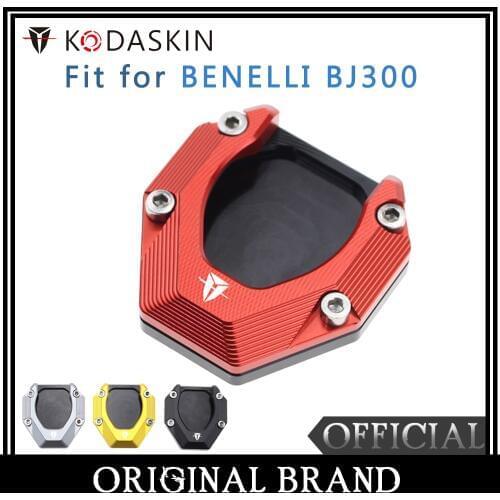 KODASKIN Motorcycle CNC Aluminum Side Stand Enlarge for BENELLI BJ300