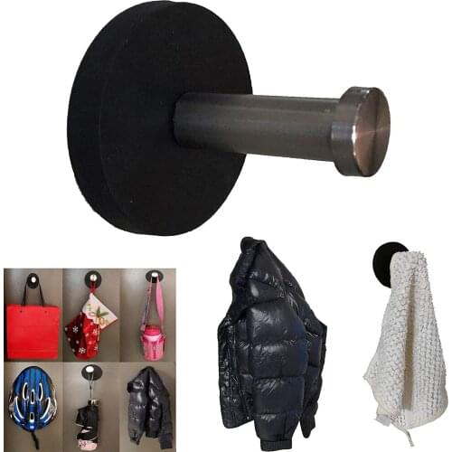 AUXPhome Magnetic Coat Hook Key Holder Towels Hook Strong Magnet Hanging for Bag, Coat, Umbrellas, Scarf, Toys, Towels, Helmet