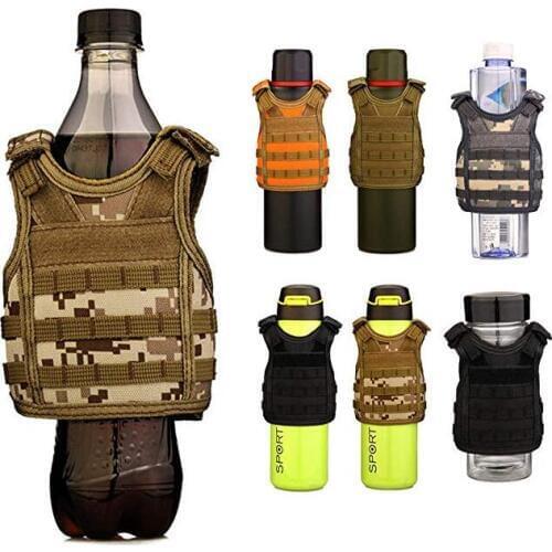 MultiPurpose Mini Vests Adjustable Beverage Beer Vest Cooler Military Tactics Drink Bottle Holder Mini Miniature Hunting