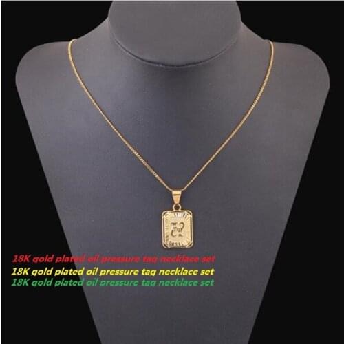 Stainless steel necklace pendant Europe and the United States hot selling explosions oil b