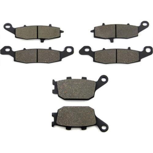 SOMMET Motorcycle Front + Rear Brake Pads Disks for Suzuki SV 650 (03-14) SV 400 (03-05) All Models SV400 SV650 LT229-231-174