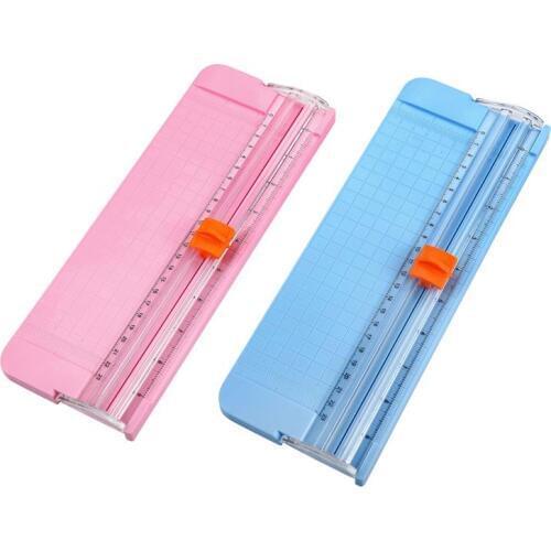 Portable Paper Cutting Machine for A4 Manual Paper Trimmer Cutter Blades Handmade Tool Office School Color Randomly