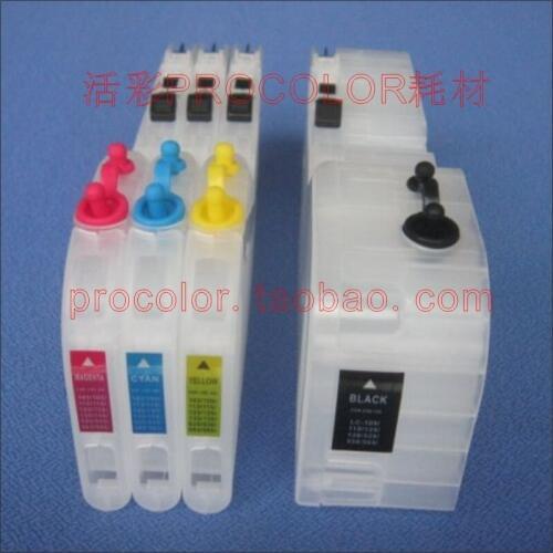 PROCOLOR New long Big volume 270ml CISS/refillable inkjet cartridge LC599XL BK/LC595XL M C Y for BROTHER MFC-J3720/MFC-J3520