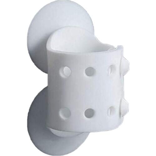Vacuum Suction Cup Shower Head Holder Adhesive,Suction Handheld Shower Head Holder Bracket,Removable Wall Mount Holder