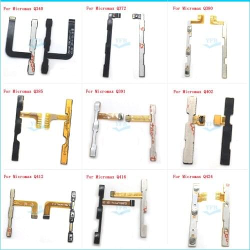 Power ON OFF Volume Up Down Side Button Switch Flex Cable For Micromax Q340 Q372 Q380 Q385 Q391 Q402 Q412 Q416 Q424 Q426 Q409