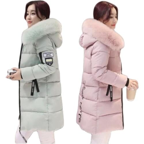 Parka coat women winter coat long cotton casual cotton hooded coat women thick warm winter coat women coat coat