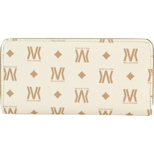 Womens Long Wallet 2021 New European and American Fashion Large-capacity Double Zipper Mobile Phone Bag Printed Wrist Clutch ba