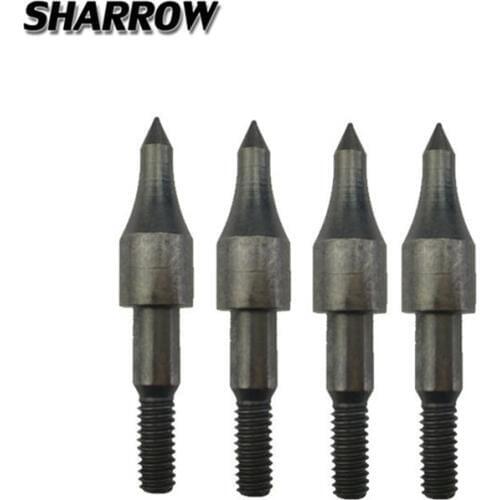 12pcs 8mm Archery Arrow Broadhead Practice Arrow Tips Crossbow Shooting Target Point 100Grain Arrowhead Traditional Broadhead