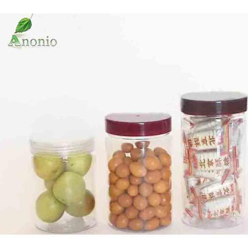5PCS Empty Plastic Sample Vial Storage Bottle High Quality Kitchen Food Cereal Grain Bean Rice Plastic Storage Container S054C