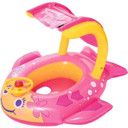 Bestway 34108 With Canopy Hand Drive Pool & Marine Boat 81cm X 66cm