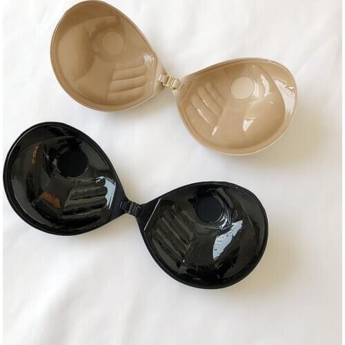 New Sexy Strapless Backless Bra Super Push Up Invisible Non Slip Plus Size Self Adhesive Bra Silicone Push Up Bra