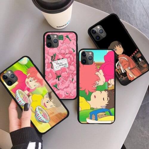 Spirited Away Japan anime Phone Case for iPhone 11 12 pro XS MAX 8 7 6 6S Plus X 5S SE 2020 XR