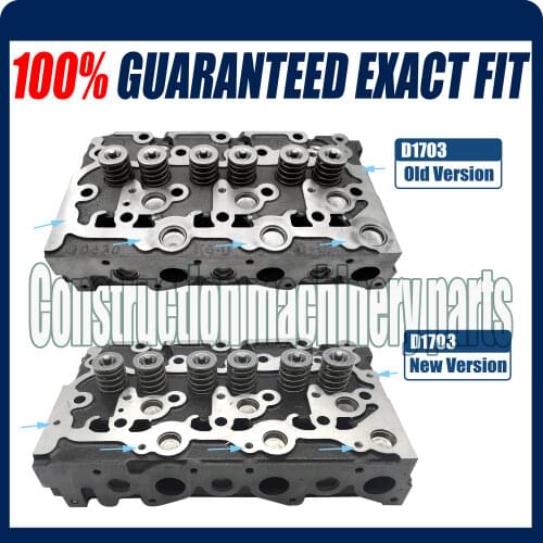 D1703 cylinder Head For kubota Engine 1A033-03043