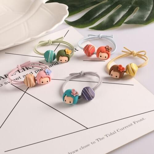 Exquisite Girls Elastic Hair Bands Horsetail Hair Rope Head Band Hair Accessories For Women HeadWear Free transportation