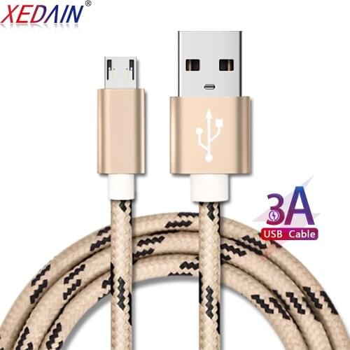 Micro USB Cable Charger for Samsung Galaxy S7 Fast Charging Mobile Phone Charger Cord for Huawei Xiaomi Tablet Cable Wire