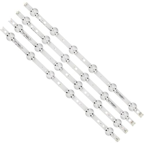 LED Backlight strip 12 lamp For LG 49" V17 ART3 TV 49LV340C JB3B1591A02499 49UV340C 49UJ6565 6916L-2862A 6916L-2863A LC490DGG