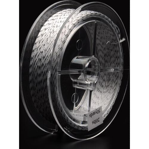 2 pcs 50 Yards 20LB Double Color Fly Backing Line Polyester Braided Fly Fishing Trout Backing Line No Stretch Fly Backing Line