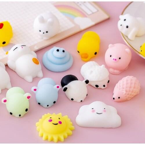 Hot Kawaii Fidget Toys Cute Animals Anti stress Toy Adult Antistress Children Stress Relief Toys mochi squishy toy