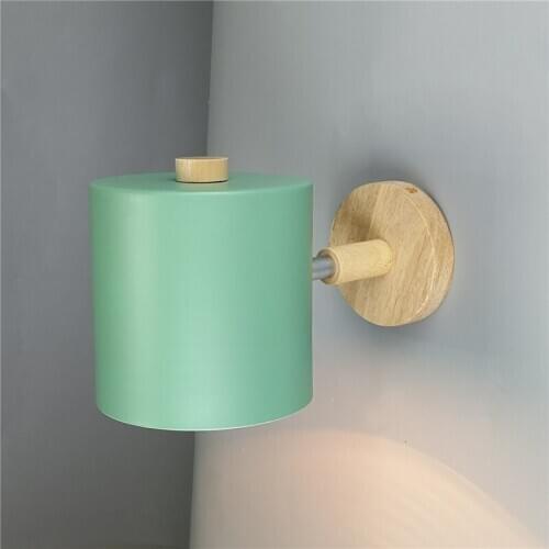 Nordic Retro Bedside LED Wall Lamp Art Brass Foyer Background Bedroom Restaurant Aisle Wall Sconce Lighting Free Shipping