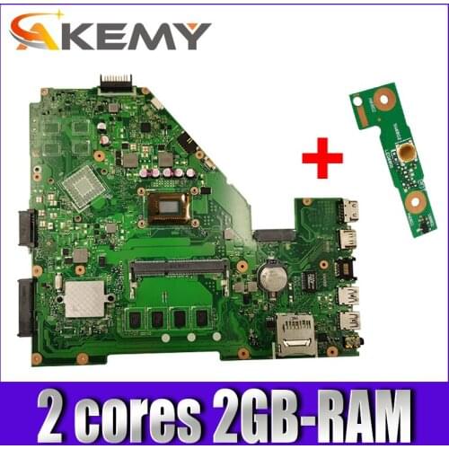 NEW!!! Laptop Motherboard For Asus X550C X550CC X550CL A550C K550C X550C Y581C X550CA Mianboard W/ E1-2100 2 cores 2GB-RAM