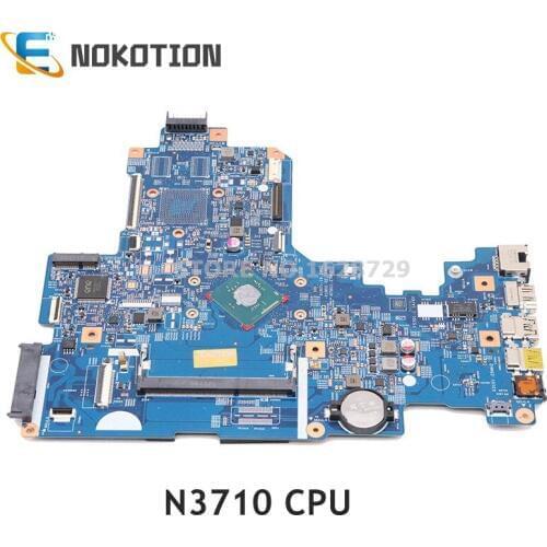 NOKOTION 856694-001 856694-601 15288-1 448.08D01.0011 For HP Notebook 17-X Laptop motherboard SR2KL N3710 CPU DDR3L