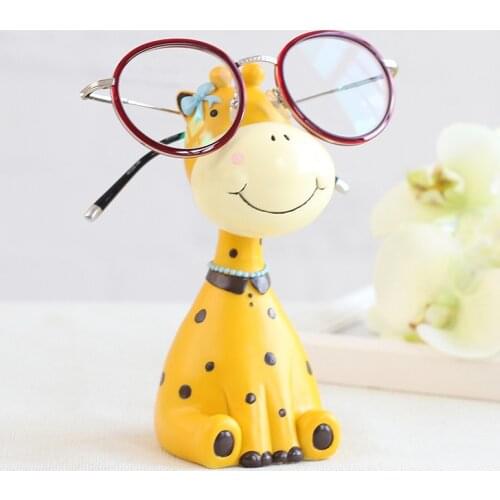 New Animal Manor Spectacle Frame, Display Stand Storage Holder Creative Home Decoration, Kid Xmas Birthday Gift, Resin Crafts