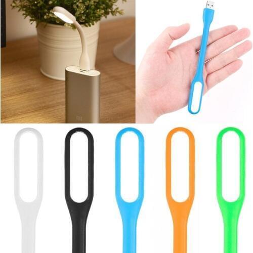 New USB LED Light Mini Adjustable Flexible Lamp For Powerbank PC Laptop Perfect For Night Working Reading ( Random Color)