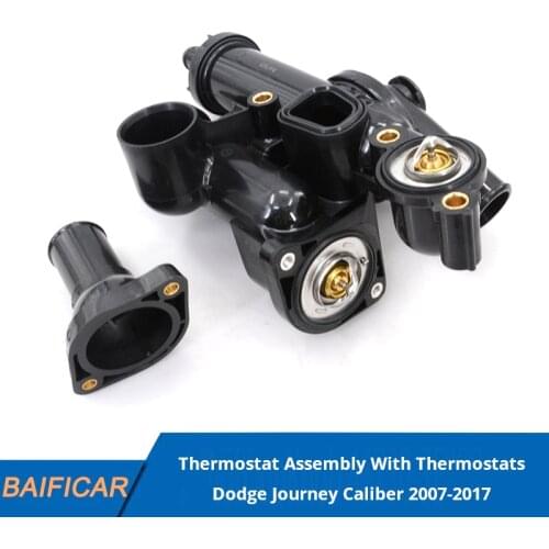 Baificar Brand New Genuine Thermostat Housing Assembly With Thermostats For Jeep Compass Patriot Dodge Journey Caliber 2007-2017