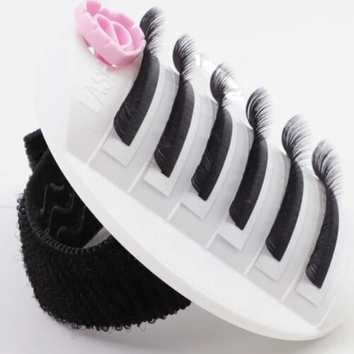 TDANCE Eyelashes Display Plate Eyelash Makeup Holder Plastic Material Professional Grafting Supplies Card for Eyelash Extension